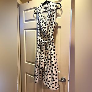 POLKA DOT midi flare dress